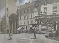 Harriet Mary Ford. Fountain of the Three Lions, Assisi (Italy)(1909)