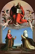 God the Father with Saints Catherine of Siena and Mary Magdalen (1509), for San Pietro Martire in Murano from San Romano, Lucca, Museo Nazionale di Villa Guinigi