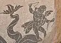 Fragment of a mythological mosaic