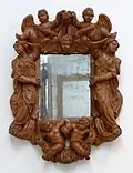 Frame with mirror