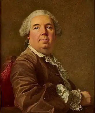 Portrait of François-Louis Colins by Louis-Michel van Loo