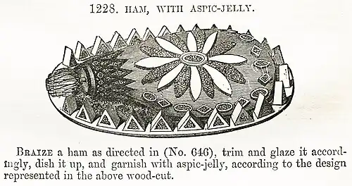 "Ham with Aspic-Jelly"