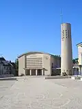 General Leclerc Square and the church