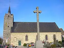 The church in Le Ménil-Scelleur
