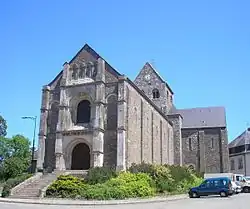 The church of Saint-Jean-Baptiste, in Javron-les-Chapelles