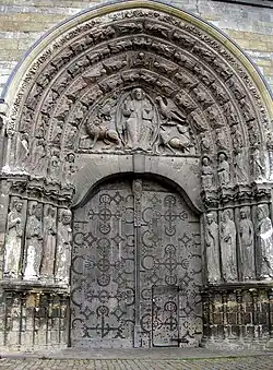 Romanesque portal of the west front