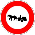 309 No animal-drawn vehicles
