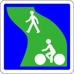 French voie verte signage