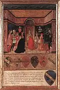 Pope Pius II Names his Nephew Cardinal by Francesco di Giorgio