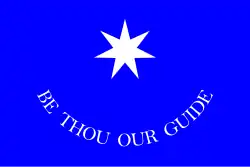 Sledge flag used by Francis Leopold McClintock in the Arctic (1852–1854)[84]