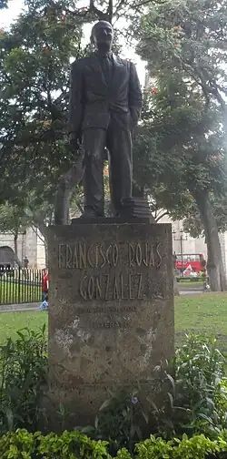 Statue of Francisco Rojas González in Guadalajara
