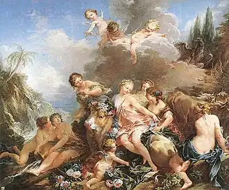 The Rape of Europa, by François Boucher, c. 1732–1734, oil on canvas, Wallace Collection, London, United Kingdom[15]