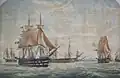 Alignment flotte Francaise Toulon (1864) at the Mariners' Museum