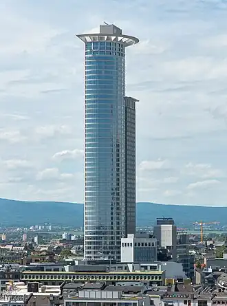 Westendstrasse 1, head office of DG Bank (1993–2001) then of DZ Bank in Frankfurt, designed by Kohn Pedersen Fox