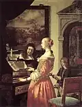 Frans van Mieris, The Duet, 1658