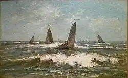 The wave (La vague), ca. 1926, oil on canvas, 51 × 85&nbsp;cm