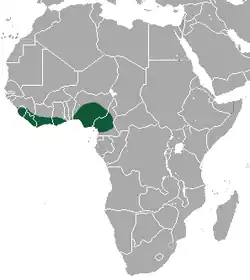 Map of range