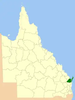 Location within Queensland