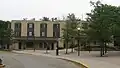 Fraternity complexes next to Sutherland Hall