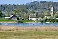 Ufenau as seen from the Frauenwinkel protected area