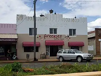 The former Embassy Theatre, now home to a coffee shop