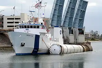 MV Freedom Star was a NASA recovery ship for the Space Shuttle Solid Rocket Boosters