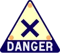 Special warning sign