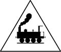 Level crossing without barriers
