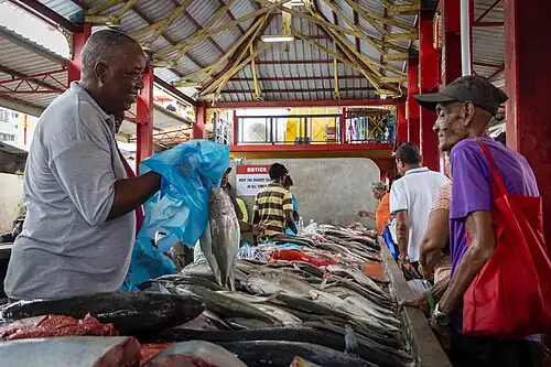 Catch of the day at the market in 2019