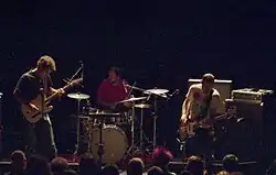 Fridge live in 2007. Left to right: Hebden, Jeffers, Ilhan