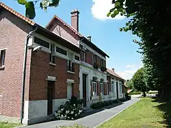 The town hall in Frise