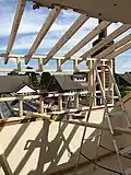 Wood structure progress from inside