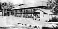 Old front facade of the school in 1957