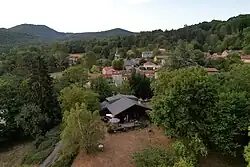 A general view of Frontignan-de-Comminges