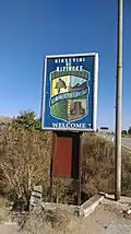 Welcome sign into Bitinckë