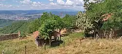 Kutllovc and Mitrovica in the background