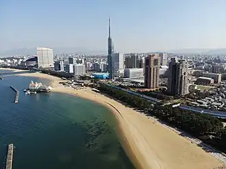 Seaside Momochi with the Fukuoka Tower