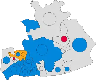2023 results map