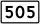 Fylkesvei 505.svg