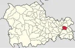 Location in Neamț County