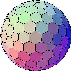 Goldberg polyhedron (3,1)