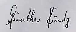 Günter Kuntz signature