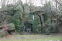 A replica of the Lourdes Grotto