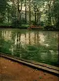L'Yerres, effet de pluie (1875) Eskenazi Museum of Art at Indiana University, Bloomington, Indiana