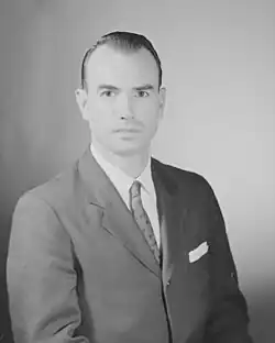 A portrait of G. Gordon Liddy