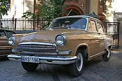 A GAZ-M-21U of the Third Series, showing the "Baleen" type grille would become a factory trademark element for all successive cars.