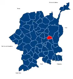 Location of Aldão