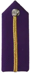 SA Army Chaplains Gorget - Staff Qualified