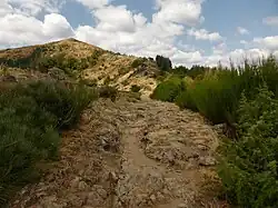 A view near the summit of the Serre de Borgne