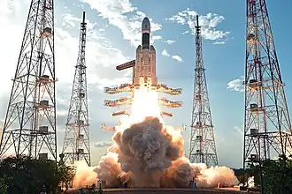 Geosynchronous Satellite Launch Vehicle Mark III is intended as a launch vehicle for crewed missions under the Indian Human Spaceflight Programme announced in Prime Minister Modi's 2018 Independence Day speech.[203]